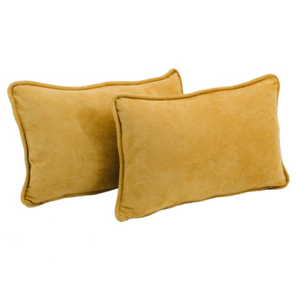 Lumbar best sale pillow yellow